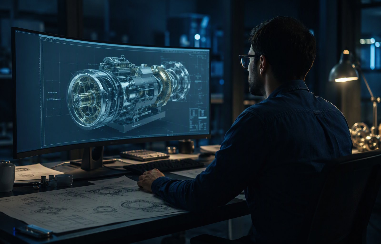 Modélisation CAO 3D d'une pièce mécatronique